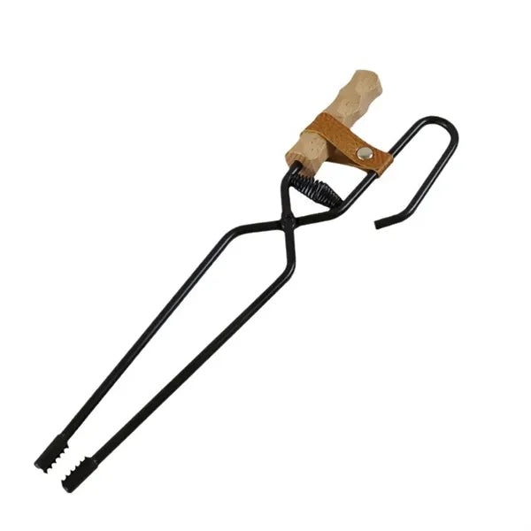 Heat Insulating Charcoal Tongs With Sleeve