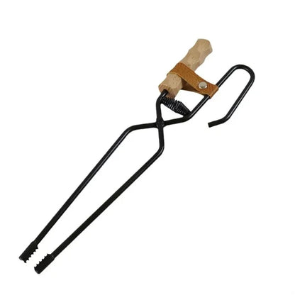 Heat Insulating Charcoal Tongs With Sleeve