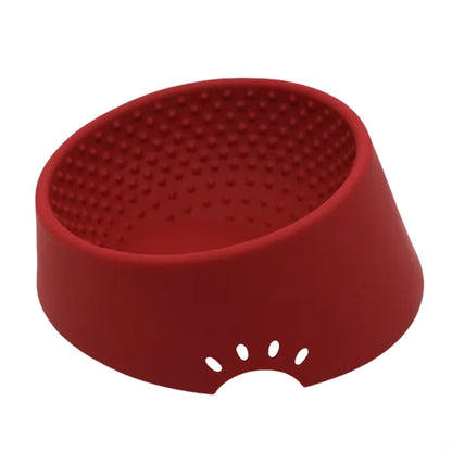 Tilted Silicone Pet Bowl