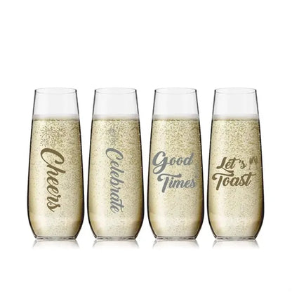 9oz Plastic Champagne Flute