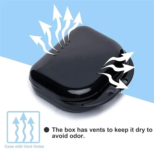 Dental Retainer Case with Vent Holes