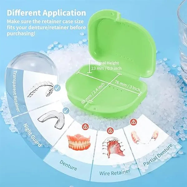 Dental Retainer Case with Vent Holes