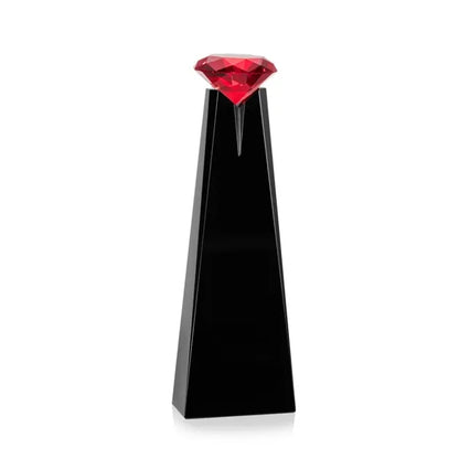 Alicia Gemstone Award - Black/Ruby