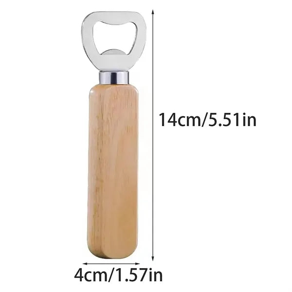 Wooden Handle Beer Bottle Opener