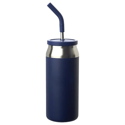 22 oz Can-Shaped Sydney Tumbler with Straw and Silicone Lid