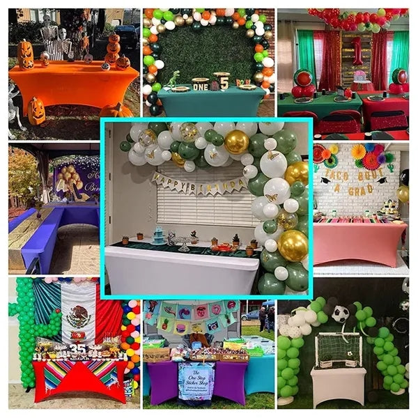Stretch Fitted Table Cloths for Events