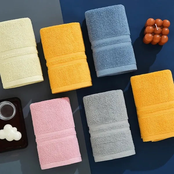 Luxury Cotton Bath Towels, Soft and Absorbent