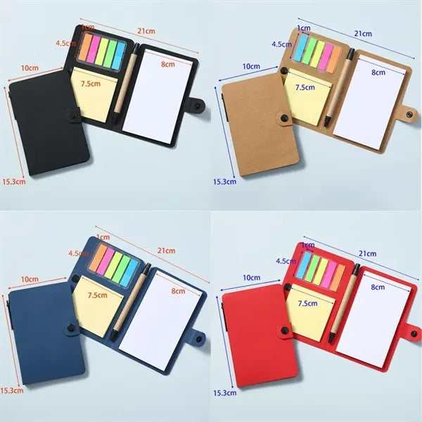 Recyclable Memo Sticky Jotter with Pen