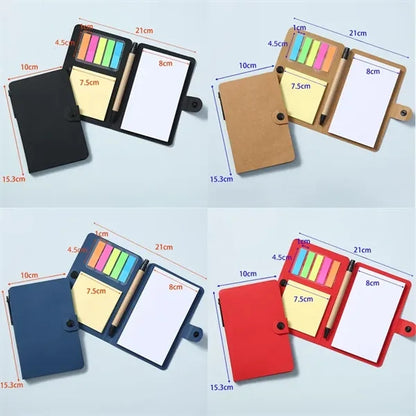 Recyclable Memo Sticky Jotter with Pen