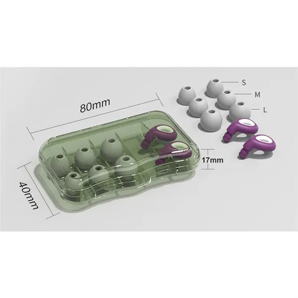 Silicone Diaphragm Noise Cancelling Earplugs