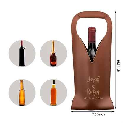 Personalized Wine Gift Bag