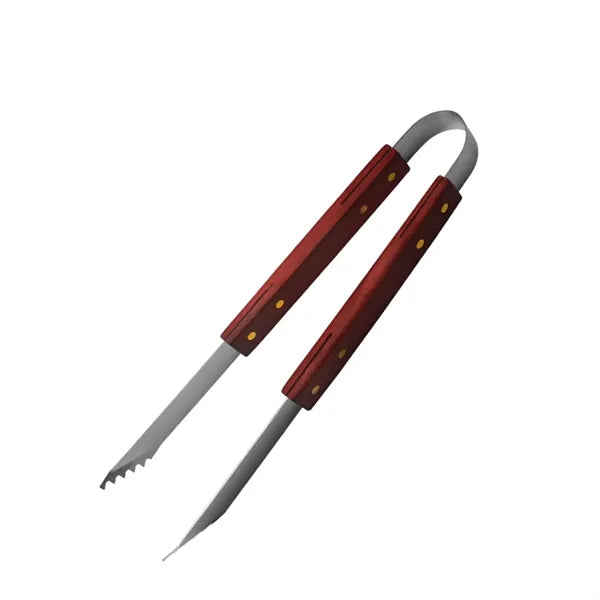 3Pcs Bbq Tool Set With Wood Handle