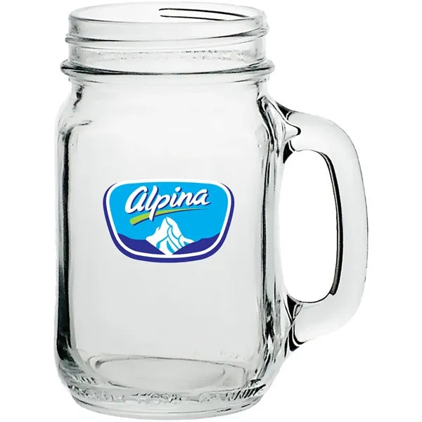 Libbey 16 oz Mason Jar with Handle