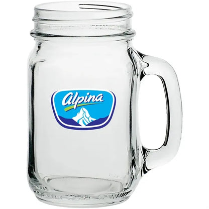 Libbey 16 oz Mason Jar with Handle
