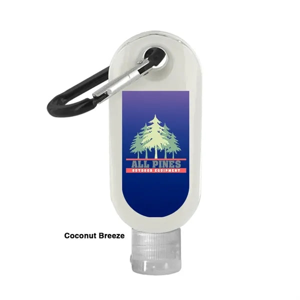1.9 oz. SPF 30 Sunscreen Bottle with Carabiner