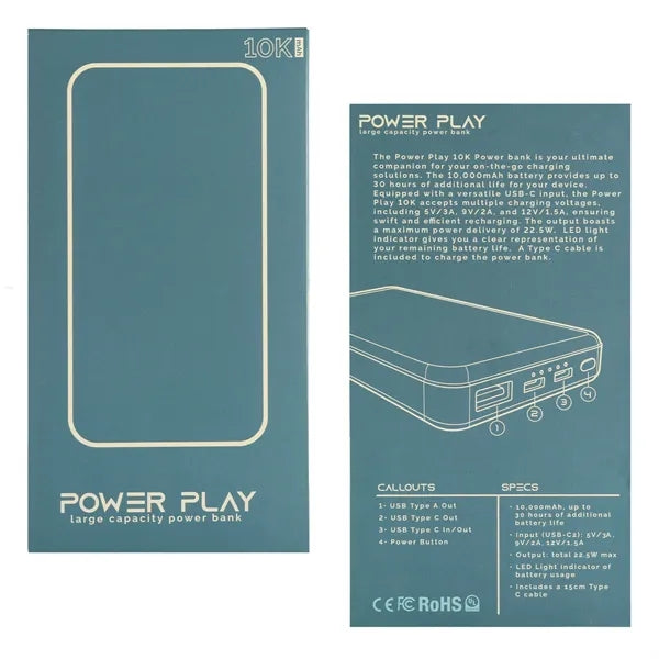 Power Play 10K Power Bank