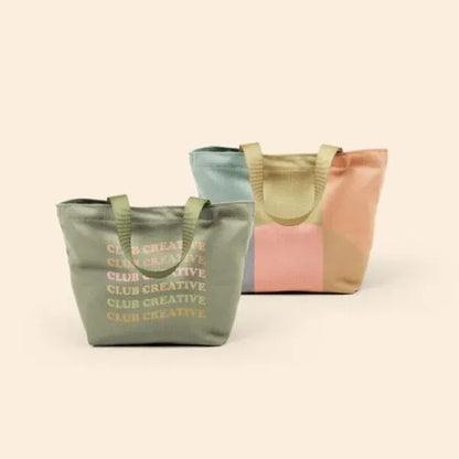 DUMPLING TOTE - 4CP PIGMENT DYED CANVAS