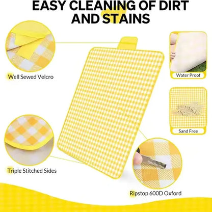 Outdoor Camping Hiking Large Moisture-Proof Picnic Blanket