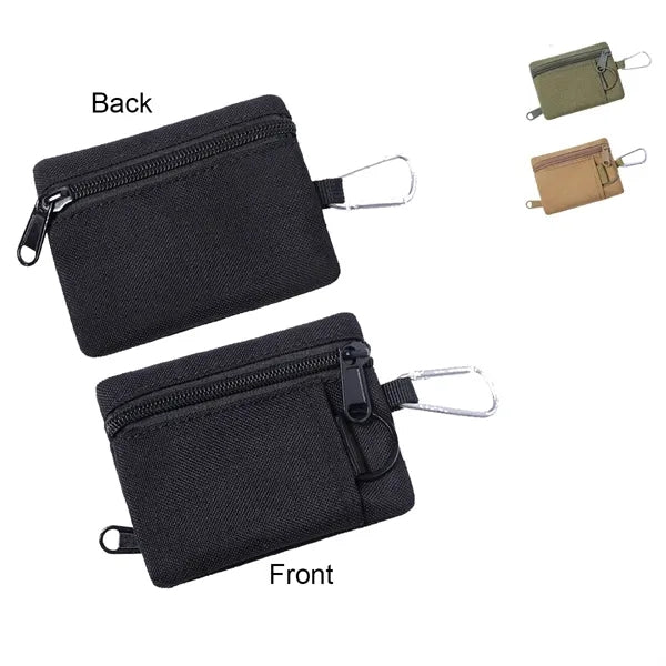 Mini Tactical Style Edc Pouches With Carabiner