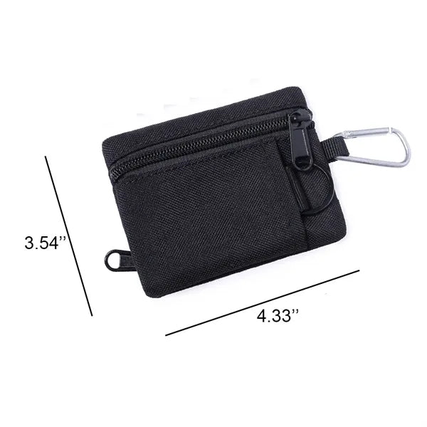 Mini Tactical Style Edc Pouches With Carabiner