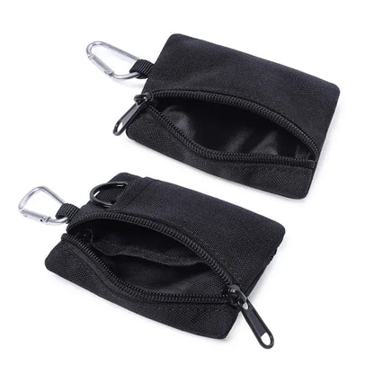 Mini Tactical Style Edc Pouches With Carabiner