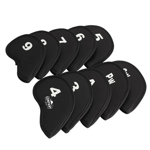 10-Piece Golf Club Headcover Set