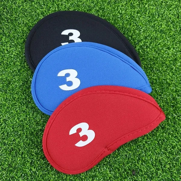 10-Piece Golf Club Headcover Set