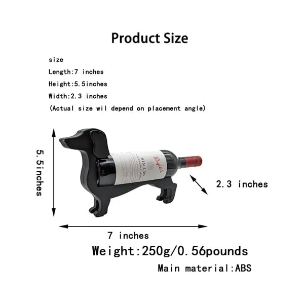 Dog Wine Bottle Holder