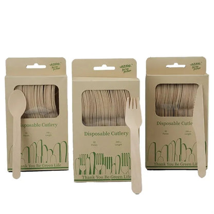 Wooden Cutlery Disposable For Catering