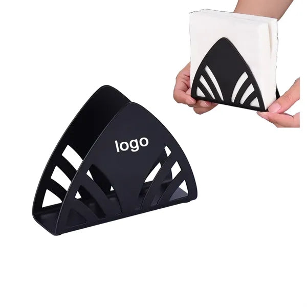 Table Countertops Black Metal Napkin Holder