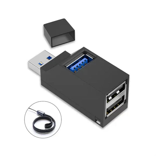 3 Port USB Hub Splitter for Laptop