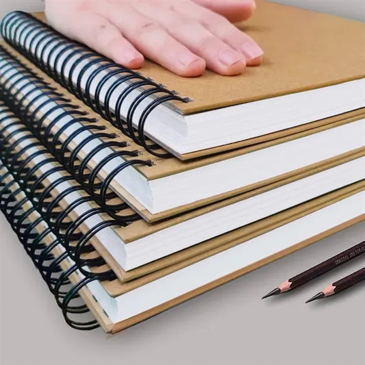 A5 Cowhide Coil Notebook MOQ 60 PCS