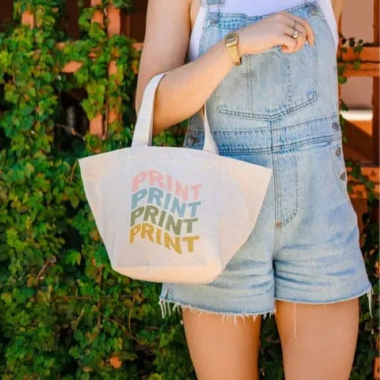 DUMPLING TOTE - NATURAL CANVAS