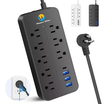 16-IN-1 Surge Protector Multi-Plug Power Strip