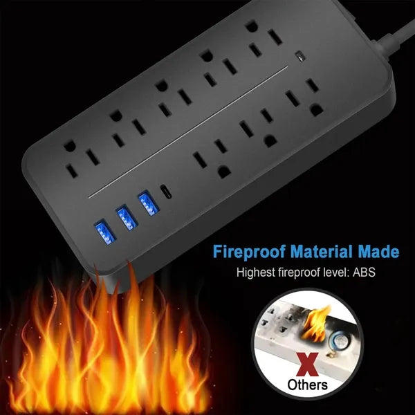16-IN-1 Surge Protector Multi-Plug Power Strip