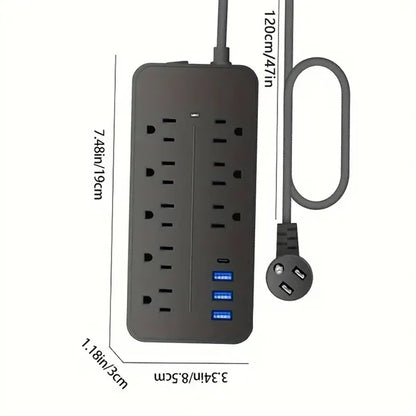 16-IN-1 Surge Protector Multi-Plug Power Strip