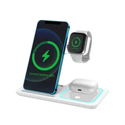 3-in-1 Slim Folding Wireless Desk Charger with Stand