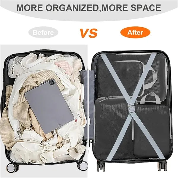3-pcs Compressable Portable Lightweight Travel Storage Bag