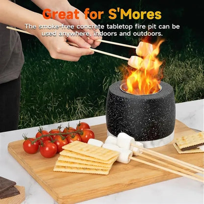 Concrete Tabletop Fire Pit Fireplace Bowl