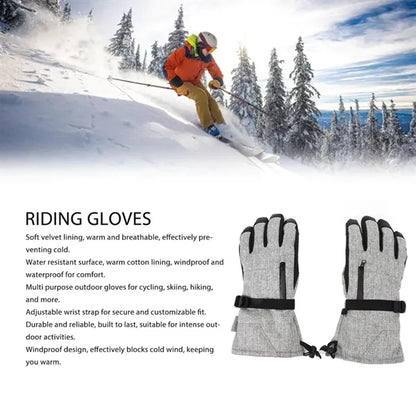 3M Insulation Ski Gloves Winter Warm Waterproof