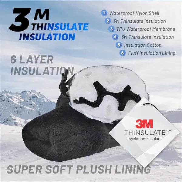 3M Insulation Ski Gloves Winter Warm Waterproof