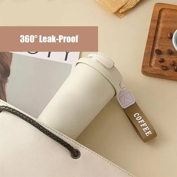 Ceramic Liner Stainless Steel Insulation Straw Cup