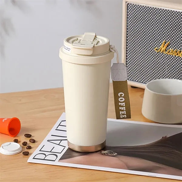 Ceramic Liner Stainless Steel Insulation Straw Cup