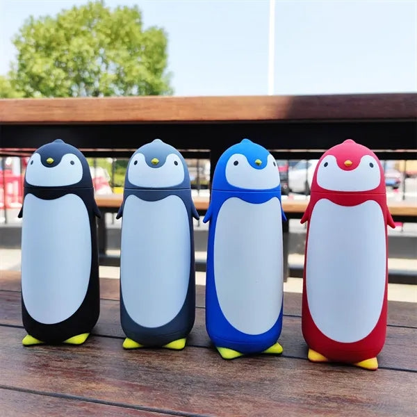 Cartoon Penguin Double-layer Stainless Steel Vacuum Cup