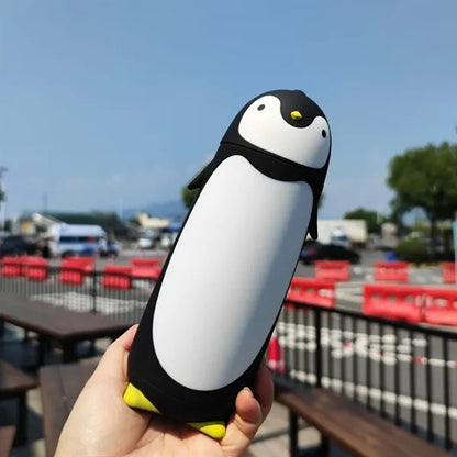 Cartoon Penguin Double-layer Stainless Steel Vacuum Cup
