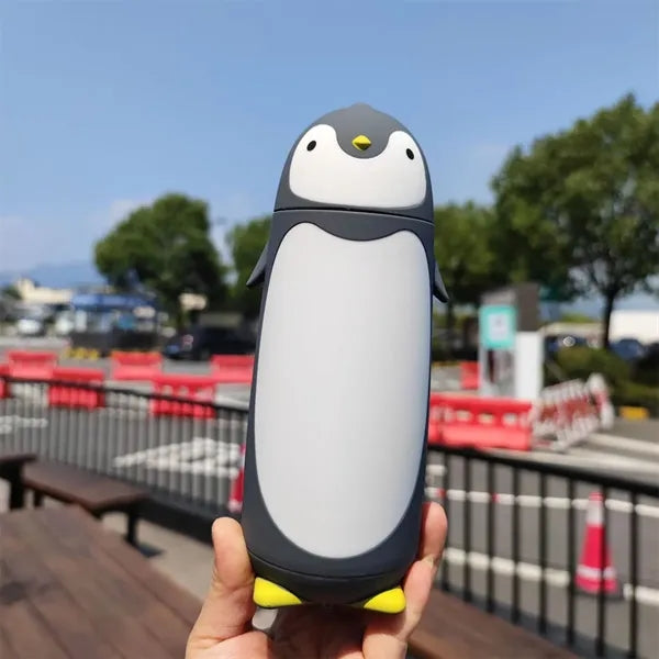 Cartoon Penguin Double-layer Stainless Steel Vacuum Cup