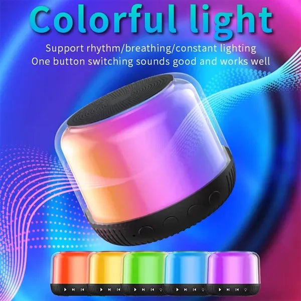 Colorful Bluetooth Speaker with Wireless Charging Base