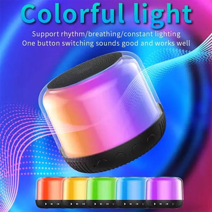 Colorful Bluetooth Speaker with Wireless Charging Base