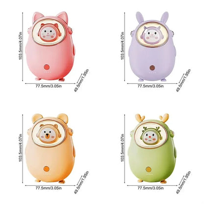2 In 1 Cute Hand Warmer 10000mAh Power Bank Night Light