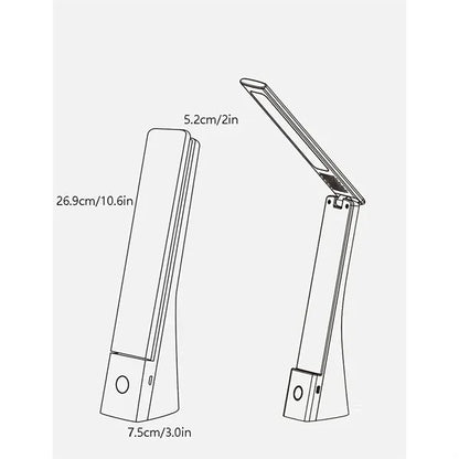 Foldable Student Reading Bedside Lamp as College Gift